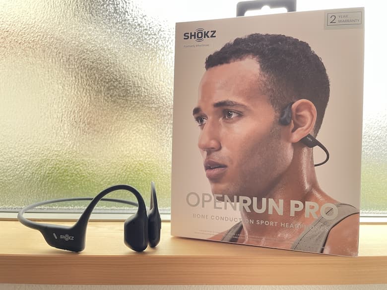 完品 Shokz 骨伝導イヤホン OPENRUN PRO ブルー