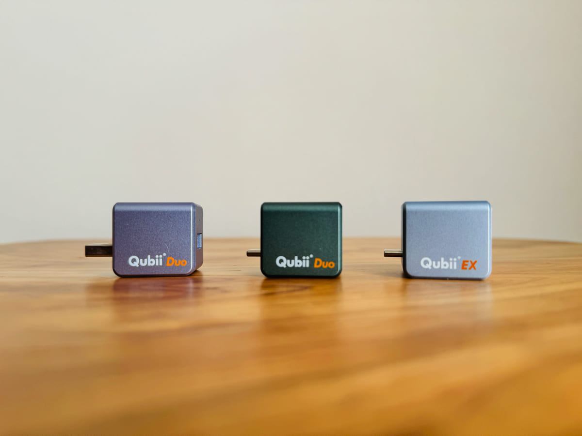 Qubii EX レビュー！Qubii Duoとの違いも比較。メモリ内蔵は即使えて便利！